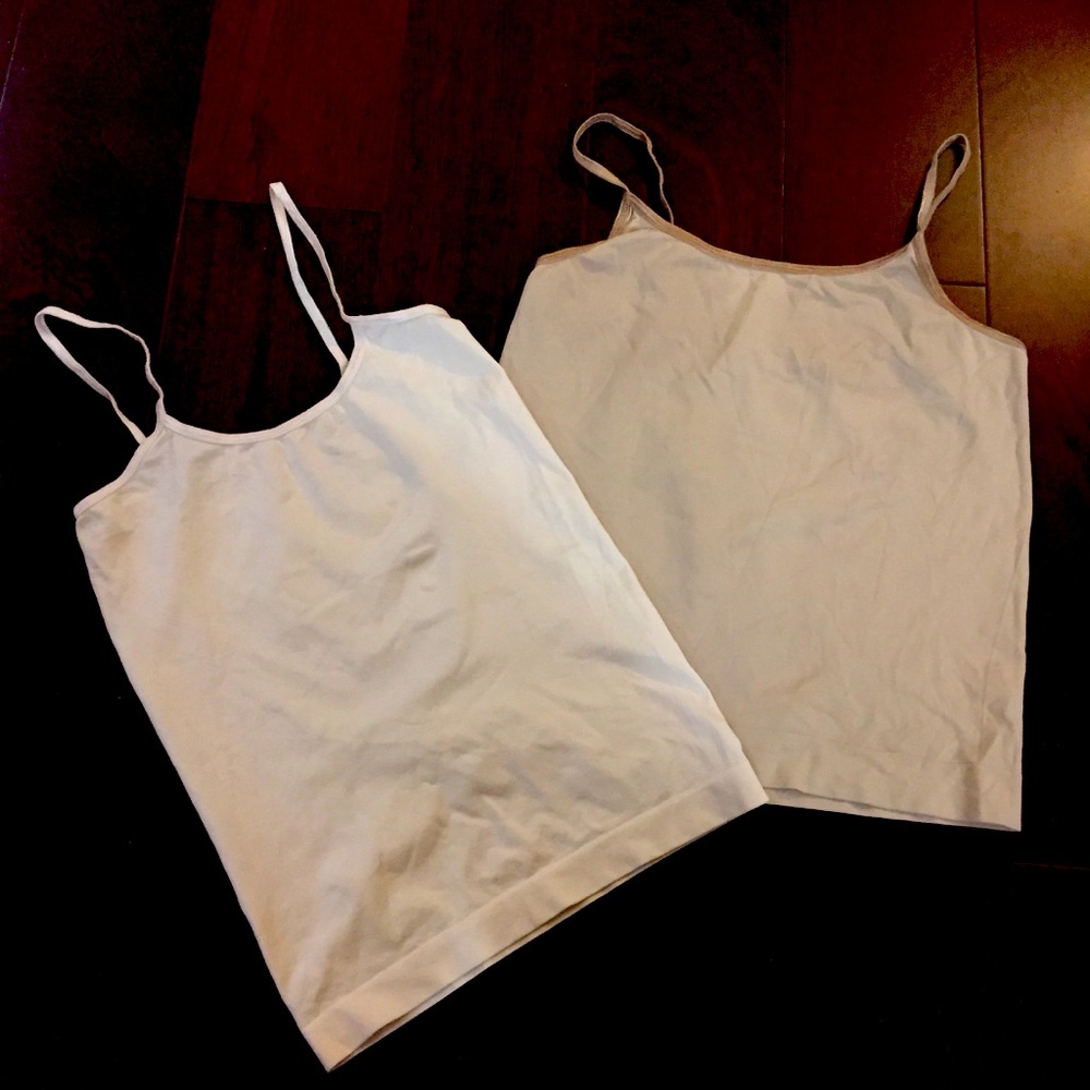 2/$20 Le Chateau Light Tan Beige Tank Top XS S x 2